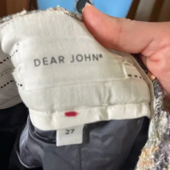 Dear John Denim North Hampton High Rise Shorts Sparkling Pink size 27/ Small - Picture 3 of 4